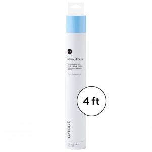 2009490 - Cricut Stencil 30;5 Cm X 122 Cm; 1 roll 12 in x 4 ft (30.5 cm x 12 m); Create clean lines on both curved & flat surfaces; Use with machine mat; Great for walls, glass, wood & canvas; Durable, yet removes without residue; Translucent film for easy alignment; Works with sponge brushes, paint brushes, roller paint & spray paint; Use with Cricut Transfer Tape for precise transfer